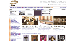 Desktop Screenshot of e-antique.eu
