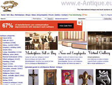Tablet Screenshot of e-antique.eu